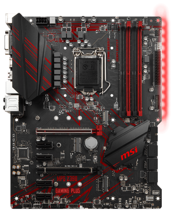 Материнская плата MSI MPG Z390 GAMING PLUS