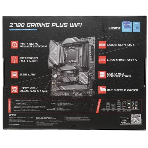 Материнская плата MSI Z790 GAMING PLUS WIFI