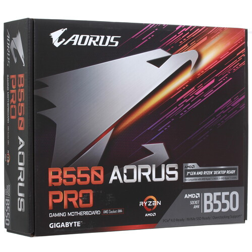 Материнская плата GIGABYTE B550 AORUS PRO