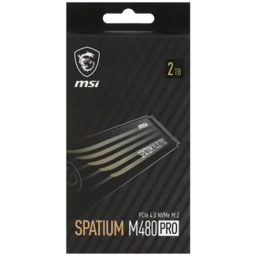 Твердотельный накопитель MSI 2000 Gb SPATIUM M480 Pro PLAY
