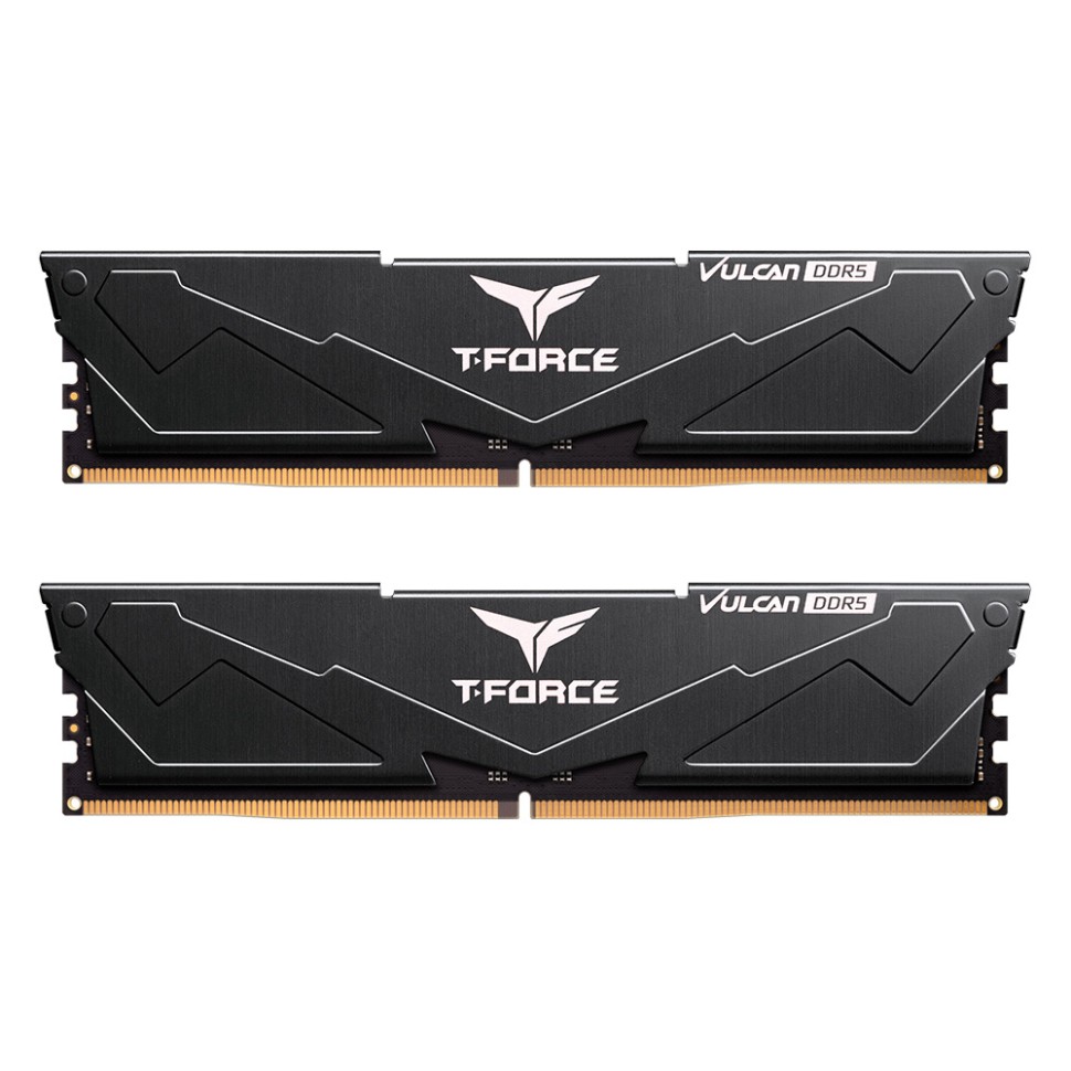 Оперативная память 64 Gb 6000 MHz Team Group T-FORCE VULCAN Black (FLBD564G6000HC38ADC01)