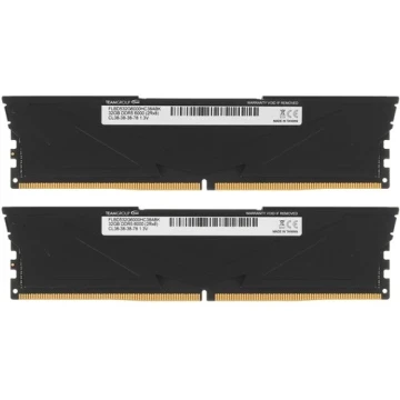 Оперативная память 64 Gb 6000 MHz Team Group T-FORCE VULCAN Black (FLBD564G6000HC38ADC01)