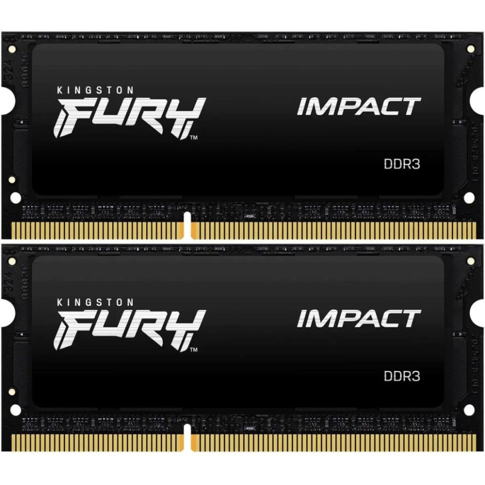 Оперативная память 16 Gb 1866 MHz Kingston FURY Impact Black (KF318LS11IBK2/16)