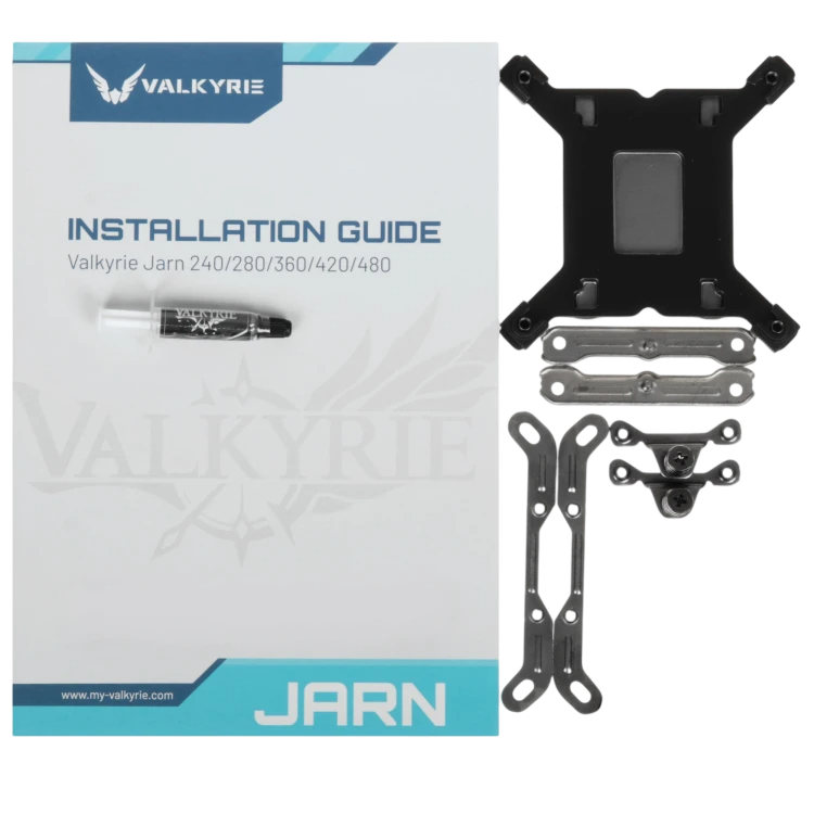 Система жидкостного охлаждения для процессора Valkyrie Jarn 360 ARGB White (HW C360W)