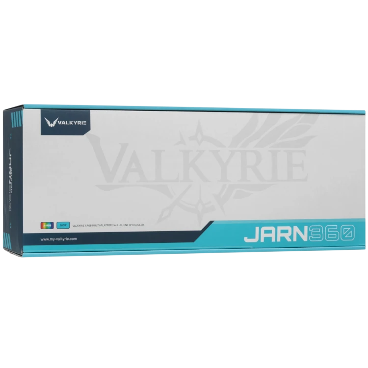 Система жидкостного охлаждения для процессора Valkyrie Jarn 360 ARGB White (HW C360W)