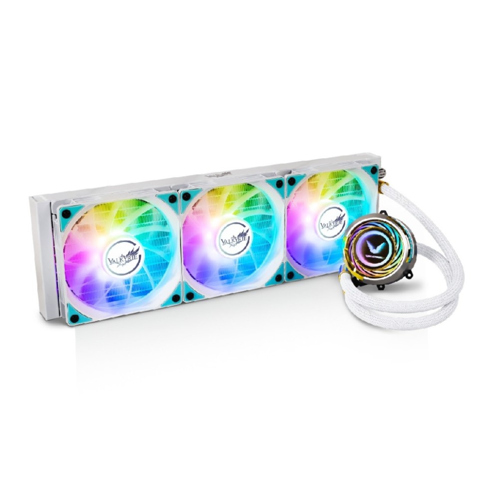 Система жидкостного охлаждения для процессора Valkyrie Jarn 360 ARGB White (HW C360W)
