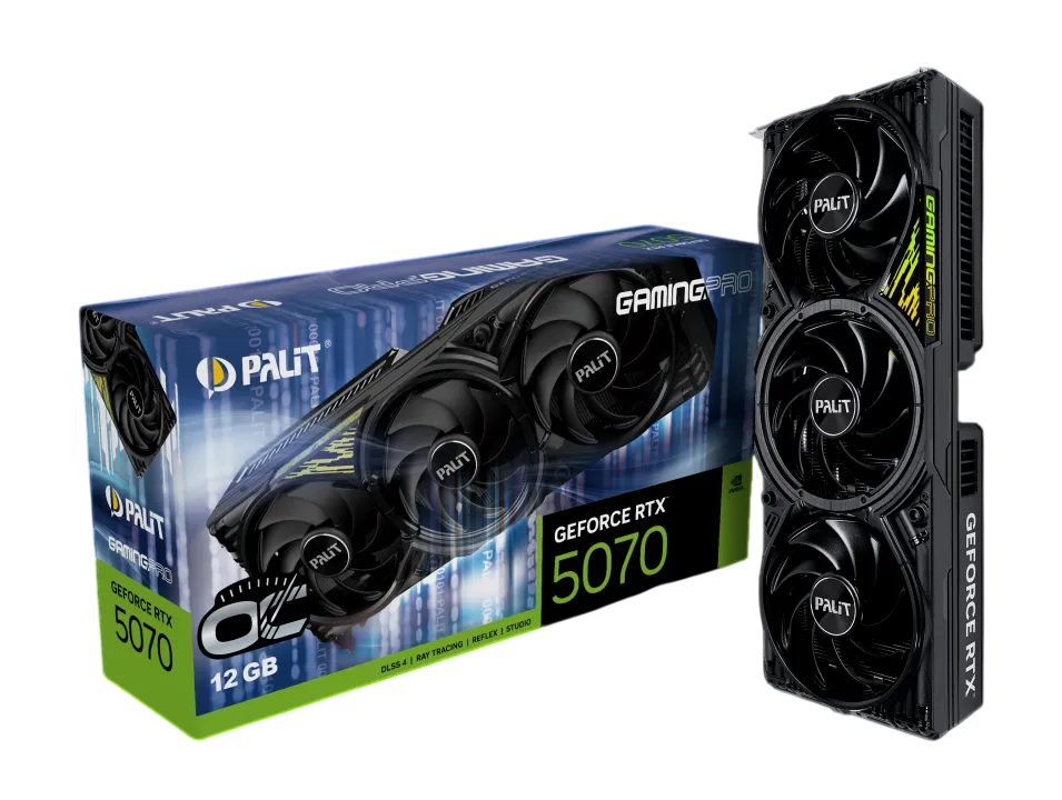 Видеокарта Palit (NE75070T19K9-GB2050A) GeForce RTX 5070 12GB GAMINGPRO OC