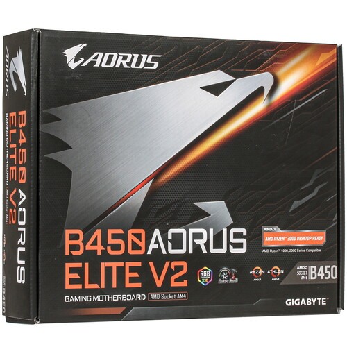 Материнская плата Gigabyte B450 AORUS ELITE V2