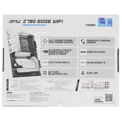 Материнская плата MSI MPG Z790 EDGE WIFI