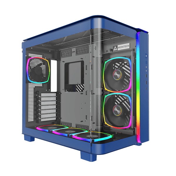 Компьютерный корпус Montech KING 95 PRO ARGB Blue (MNT-K95P-PB)