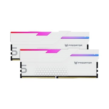 Оперативная память 32 Gb 6400 MHz Acer Predator Hermes RGB White (HERMES-32GB-6400-1R8-V1) (BL.9BWWR.390)