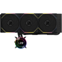 Система жидкостного охлаждения для процессора Lian Li HydroShift II LCD-C 360TL GHS2LCD36TB ARGB Black (G89.GHS2LCD36TB.R0)