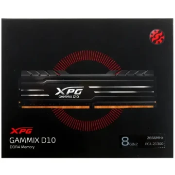 Оперативная память 16 Gb 2666 MHz ADATA XPG GAMMIX D10 Black (AX4U26668G16-DB10)