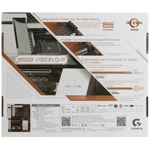 Материнская плата GIGABYTE B550 VISION D-P
