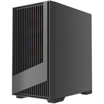 Компьютерный корпус Powercase Mistral Micro A12B FRGB Black (CMMA12B-L3)