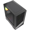 Компьютерный корпус Powercase Mistral Micro A12B FRGB Black (CMMA12B-L3)