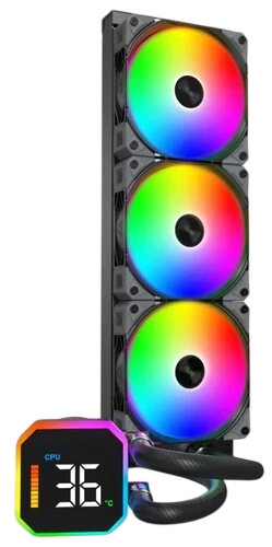 Система жидкостного охлаждения для процессора Montech HYPERFLOW DIGITAL 360 (B) Black