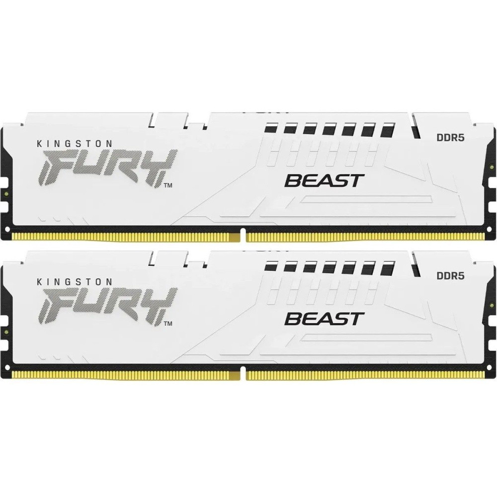 Оперативная память 32 Gb 6800 MHz Kingston FURY Beast White (KF568C34BWEK2-32)