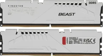 Оперативная память 32 Gb 6800 MHz Kingston FURY Beast White (KF568C34BWEK2-32)