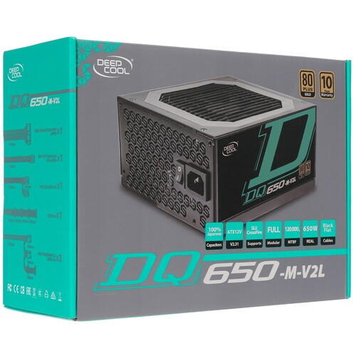 Блок питания Deepcool 650W DQ650-M-V2L DP-GD-DQ650-M-V2L