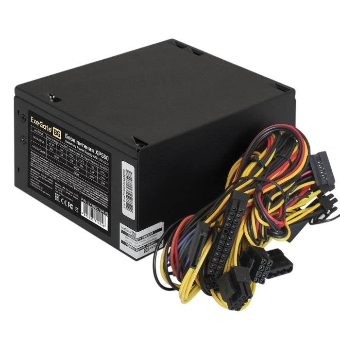 Блок питания ExeGate 550W XP550 Black (EX282070RUS)