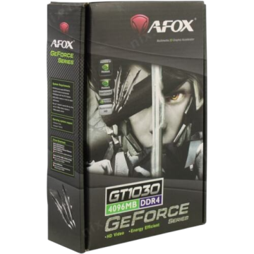 Видеокарта AFox (AF1030-4096D4L5) GeForce GT1030 4GB Single Fan