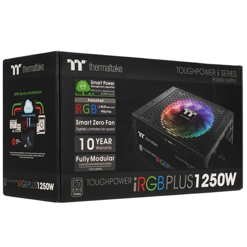 Блок питания Thermaltake 1250W TOUGHPOWER iRGB PLUS (PS-TPI-1250F3FDTE-1)