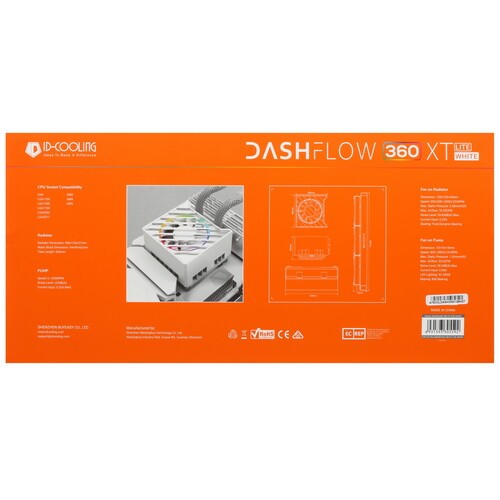 Система жидкостного охлаждения для процессора ID-COOLING DASHFLOW 360 XT LITE White