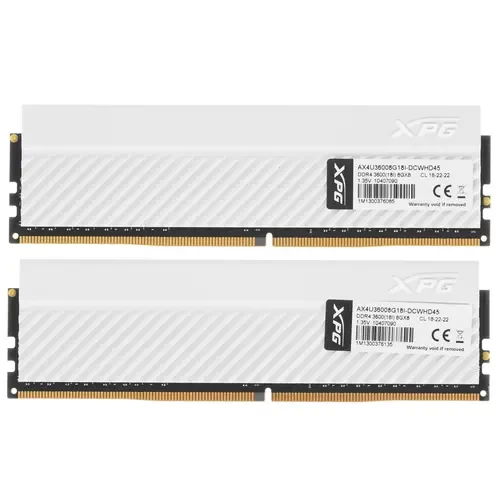Оперативная память 16 Gb 3600 MHz ADATA XPG GAMMIX D45 (AX4U36008G18I-DCWHD45)