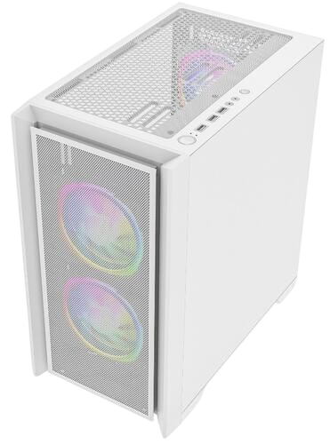 Компьютерный корпус Powercase ALISIO Micro Z3W ARGB White (CAMZW-A3)