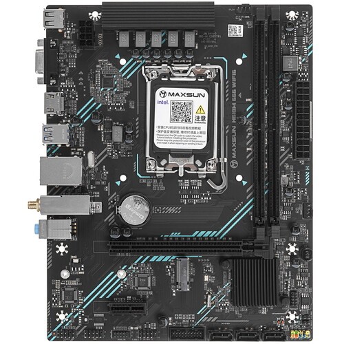 Материнская плата MaxSun H610M 666 WIFI6 D5 6940709693865