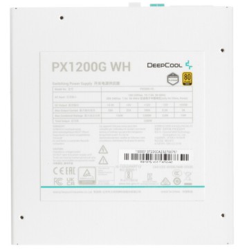 Блок питания Deepcool 1200W PX1200G WH PWM 16 Pin (PCIe 5.0 Connector Cable Details)
