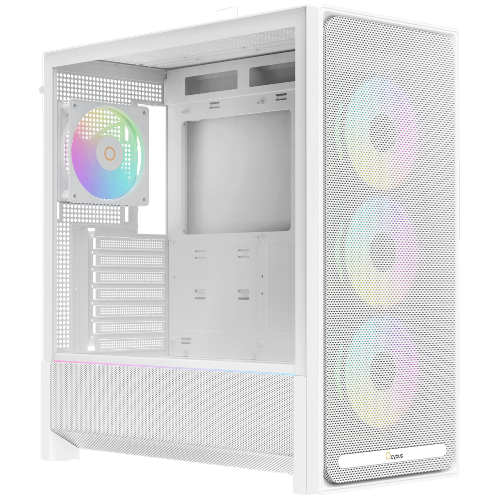 Компьютерный корпус Ocypus Delta C70 WH ARGB White (Delta-C70-WHG400XX-GL)