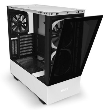 Компьютерный корпус NZXT H510 ELITE White/Black CA-H510E-W1
