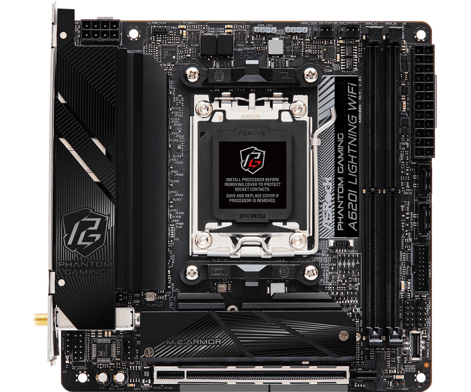 Материнская плата ASRock A620I PG LIGHTNING WIFI