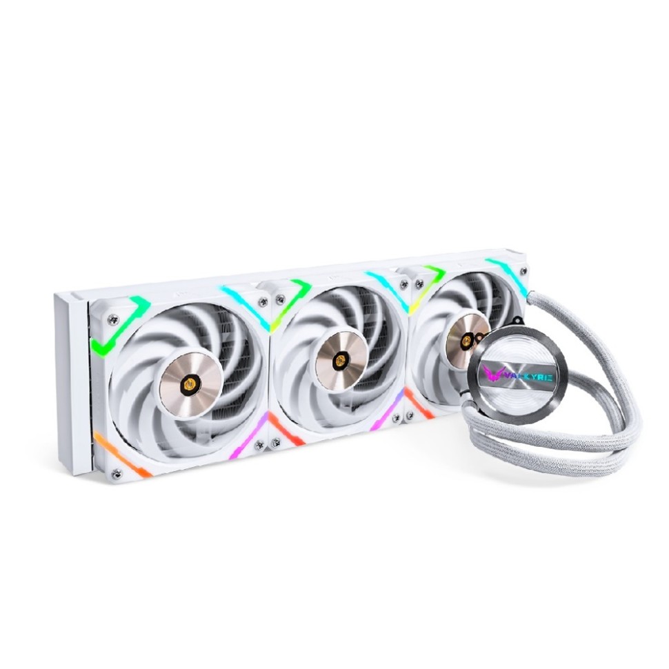 Система жидкостного охлаждения для процессора Valkyrie Dragonfang 360 ARGB White (HW GL360W)