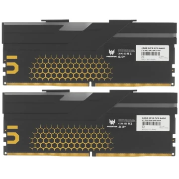 Оперативная память 32 Gb 6400 MHz Acer Predator Hermes RGB Black (HERMES-32GB-6400-1R8-V2) (BL.9BWWR.391)