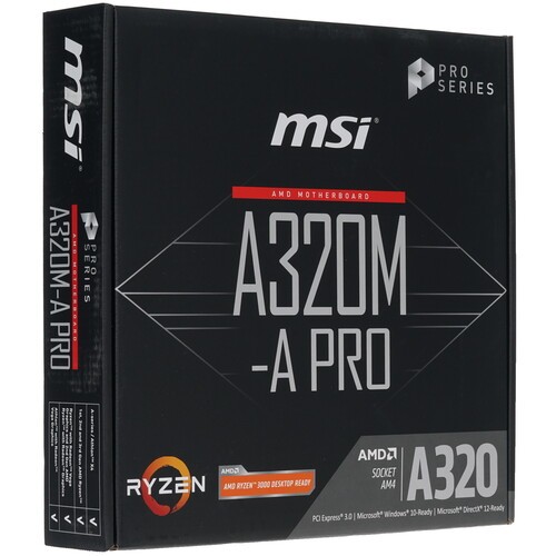 Материнская плата MSI A320M-A PRO