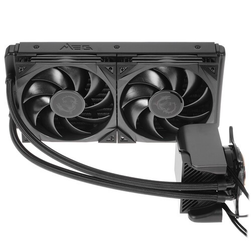 Система жидкостного охлаждения для процессора MSI MEG CORELIQUID S280 2X SILENT GALE Black 9S6-6A0431-001