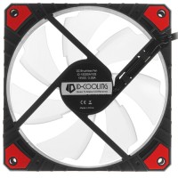 Вентилятор для корпуса ID-COOLING WF-12025-XT-R Red LED PWM