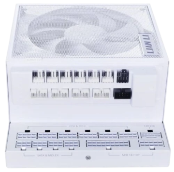 Блок питания Lian Li 1200W EG1200G White (G9P.EG1200G.WH00.RU) 16 Pin (PCIe 5.0 Connector Cable Details)