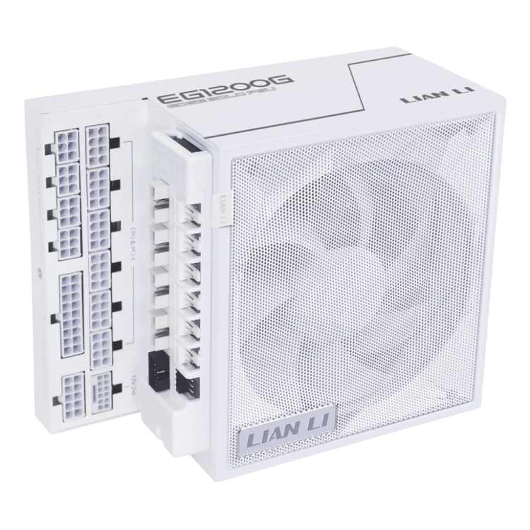 Блок питания Lian Li 1200W EG1200G White (G9P.EG1200G.WH00.RU) 16 Pin (PCIe 5.0 Connector Cable Details)