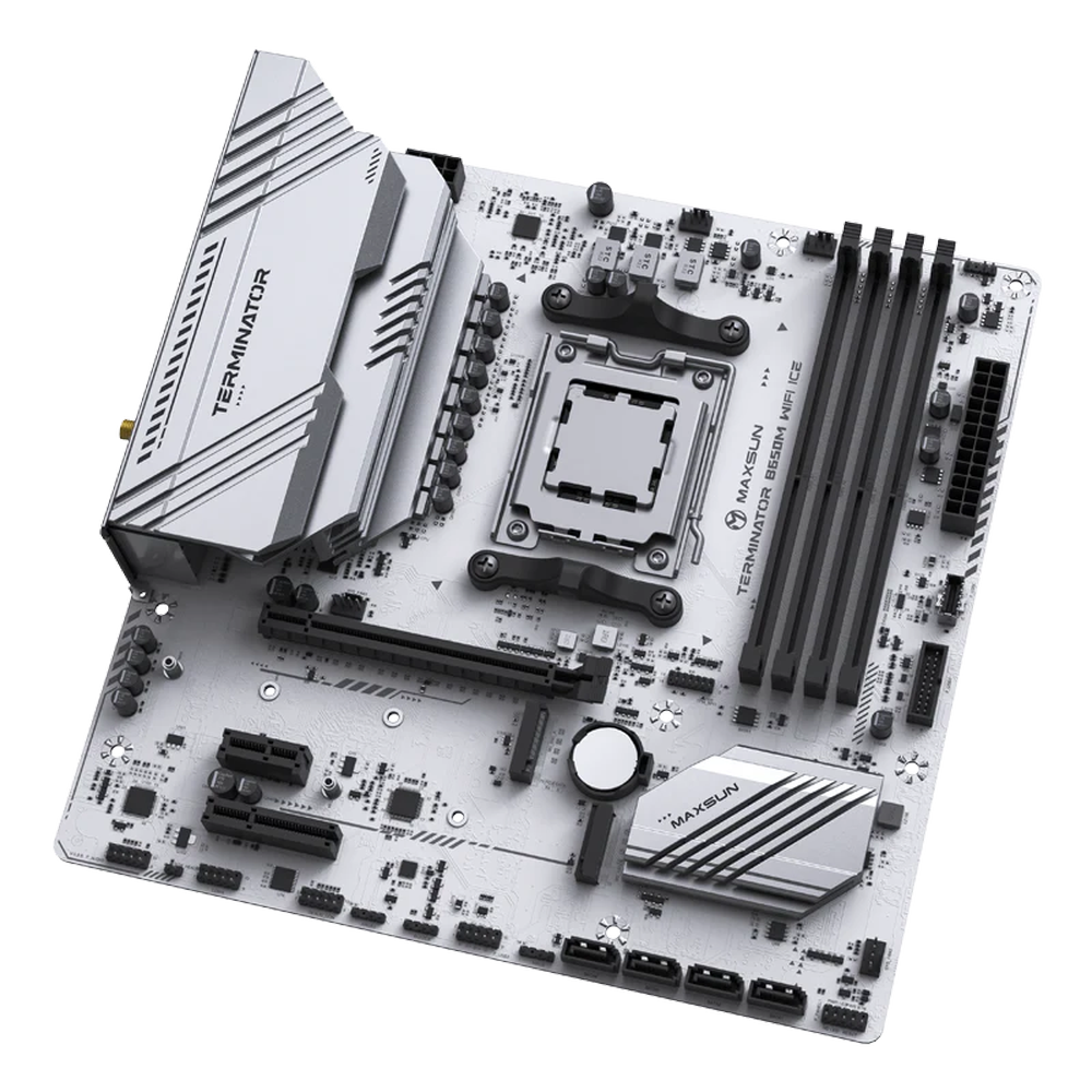 Материнская плата MaxSun MS-Terminator B650M WIFI ICE (6940709661109)