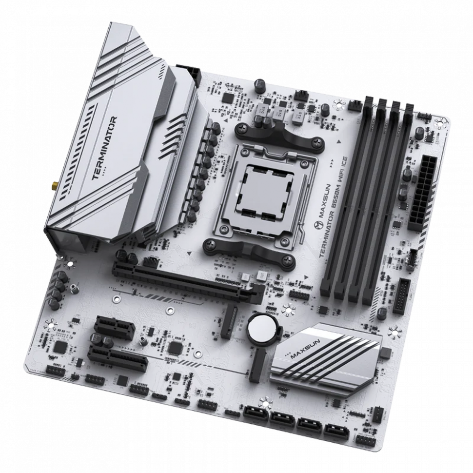 Материнская плата MaxSun MS-Terminator B650M WIFI ICE (6940709661109)
