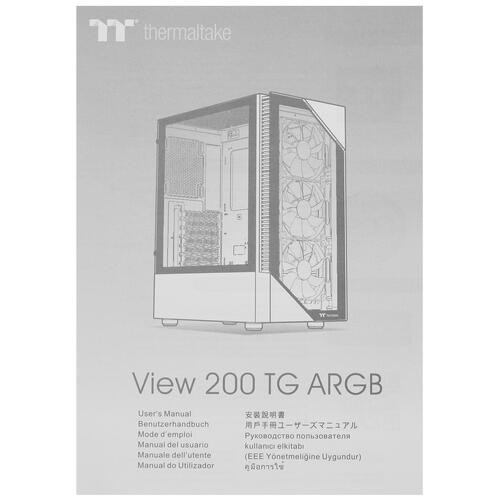 Компьютерный корпус Thermaltake VIEW 200 ARGB TG Black CA-1X3-00M1WN-00