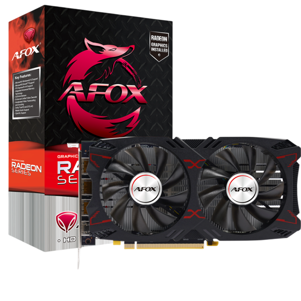 Видеокарта AFox (AFRX5500-8GD6H7) Radeon RX 5500 8GB DUAL