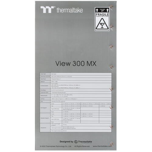 Компьютерный корпус Thermaltake VIEW 300 MX ARGB TG Black CA-1P6-00M1WN-00