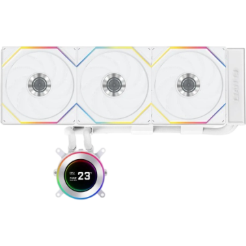 Система жидкостного охлаждения для процессора Lian Li HydroShift II LCD-C 360TL GHS2LCD36TW ARGB White (G89.GHS2LCD36TW.R0)