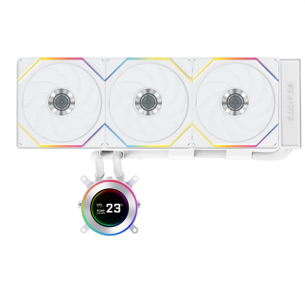 Система жидкостного охлаждения для процессора Lian Li HydroShift II LCD-C 360TL GHS2LCD36TW ARGB White (G89.GHS2LCD36TW.R0)