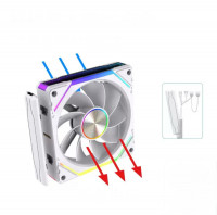 Вентилятор для корпуса UNI FAN SL Reverse ARGB White V2